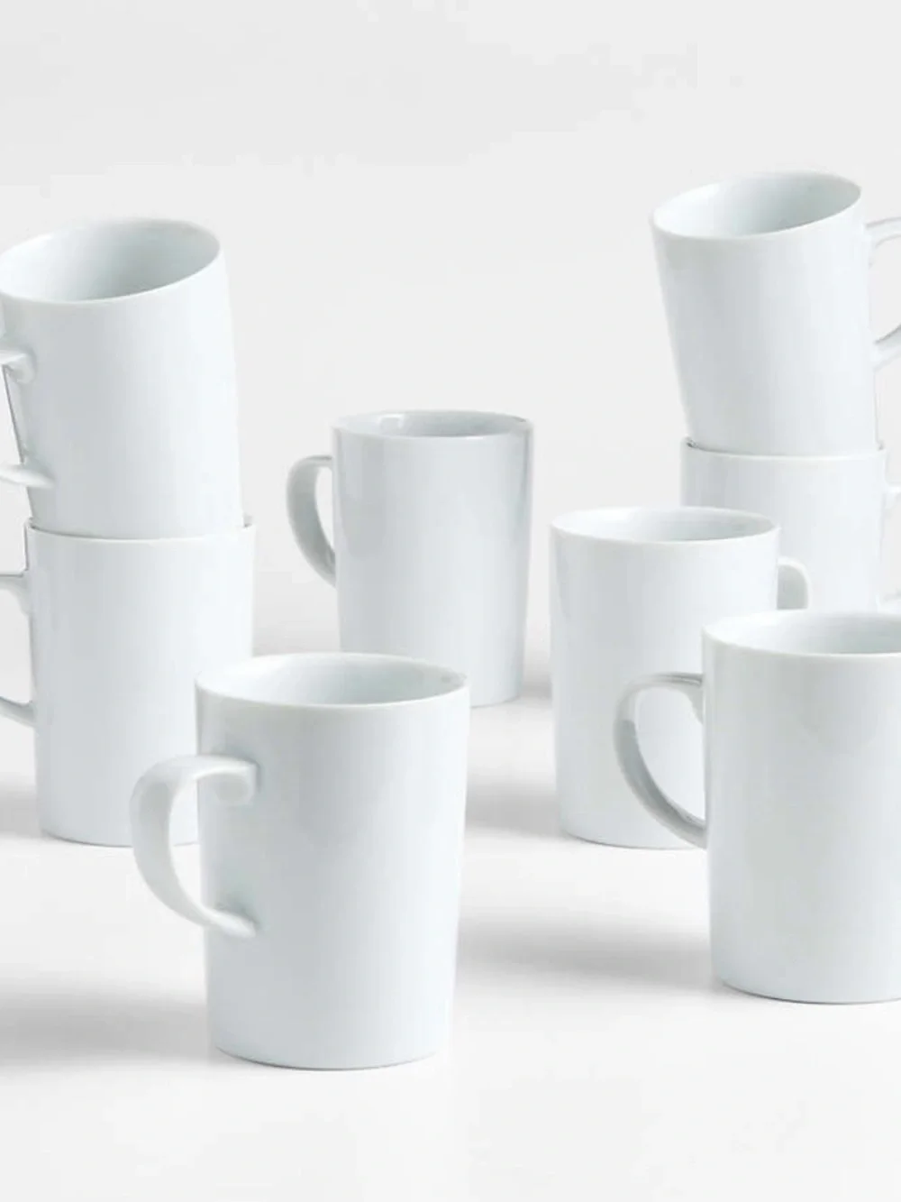 Crate and Barrel Verge 18 oz. Latte Mug Duo - Set of 2 Classic Mugs